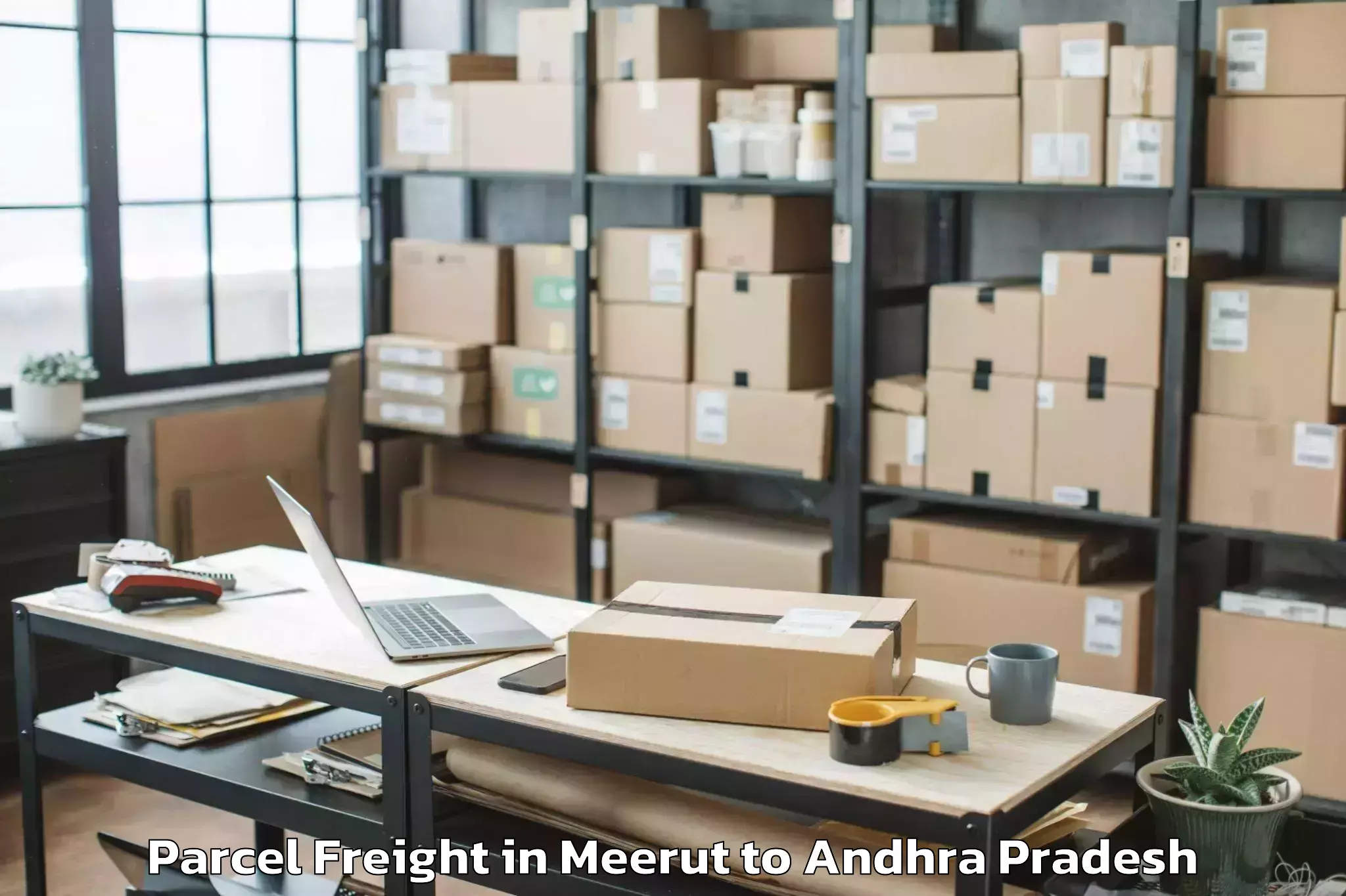 Easy Meerut to Padmanabham Visakhapatnam Parcel Freight Booking